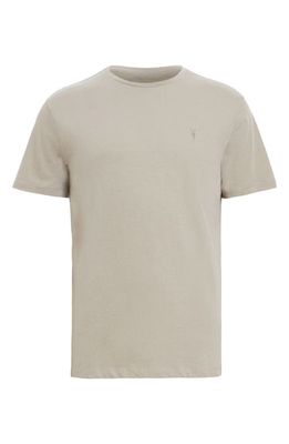 AllSaints Brace Tonic Slim Fit Cotton T-Shirt in Planet Grey