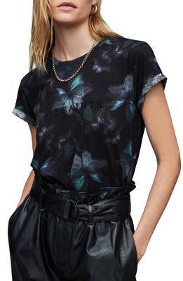 AllSaints Ceres Anna Tee in Black