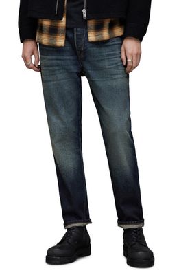 AllSaints Dean Straight Leg Jeans in Vintage Indigo