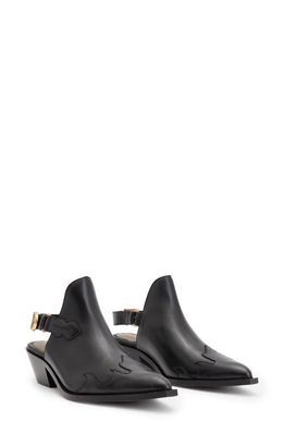 AllSaints Desola Slingback Mule in Black at Nordstrom, Size 9Us