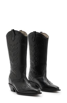 AllSaints Dolly Western Boot in Black