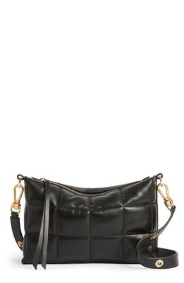 AllSaints Eve Quilted Crossbody Bag in Black