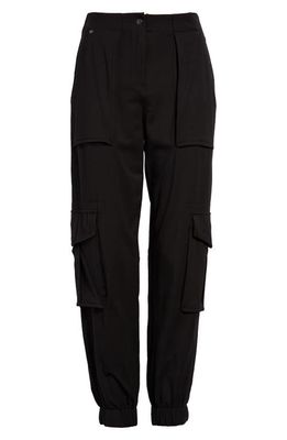 AllSaints Frieda Cargo Jersey Trousers in Black