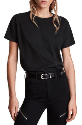 AllSaints Grace T-Shirt in Black