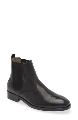 AllSaints Gus Leather Chelsea Boot in Black