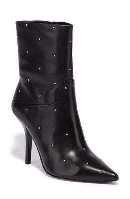 AllSaints Jenna Studded Bootie in Black Leather