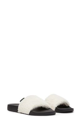 AllSaints Kori Slide Sandal in Natural White