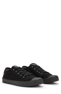AllSaints Mem Low Top Sneaker in Black/Black