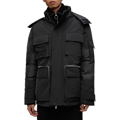 AllSaints Orbit Water Repellent Jacket in Black at Nordstrom, Size X-Large