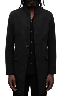 AllSaints Ranger Cotton Coat in Black