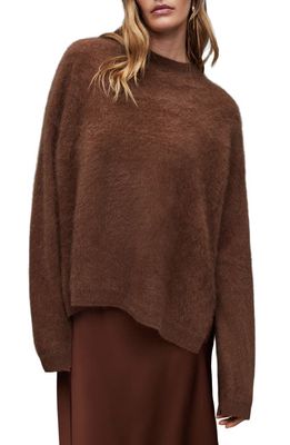 AllSaints Rebel Cashmere Sweater in Teddy Brown