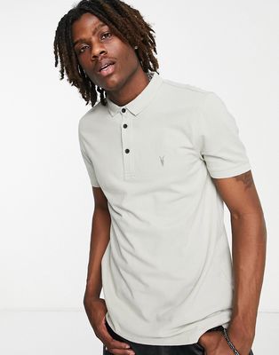 AllSaints Reform polo shirt in green