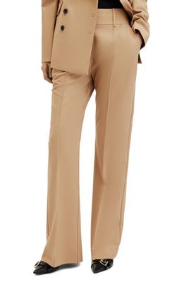 AllSaints Seven Bootcut Pants in Camel Brown at Nordstrom, Size 12 Us