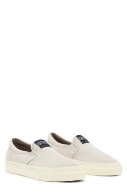 AllSaints Slip-On Sneaker in Chalk White