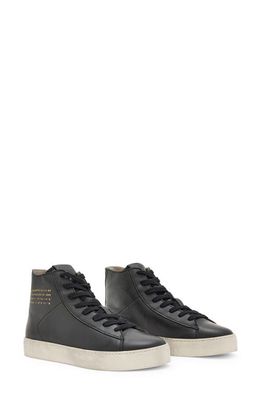 AllSaints Tana High Top Sneaker in Black