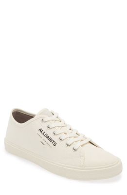 AllSaints Underground Low Top Sneaker in Off White
