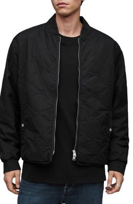 AllSaints Vesco Quilted Jacket in Black