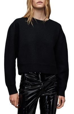 AllSaints Vika Merino Wool Sweater in Black