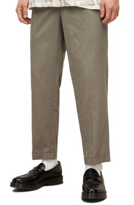 AllSaints Vista Ankle Trousers in Sage Green