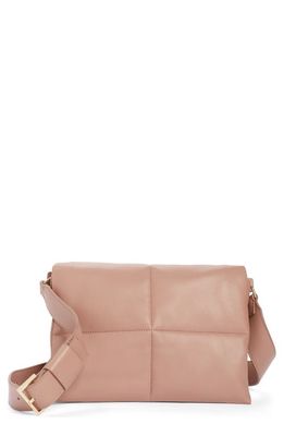 AllSaints Vittoria Leather Shoulder Bag in Terracotta Pink