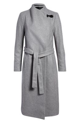 AllSaints Women's Riley Wool Blend Coat in Grey