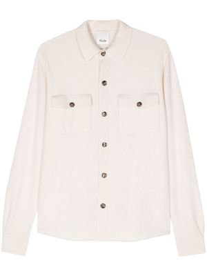 Allude brushed fine-knit cardigan - Neutrals