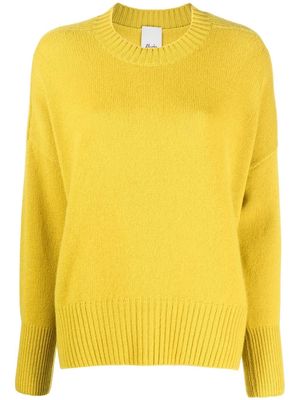 Allude cashmere crew-neck jumper - Yellow