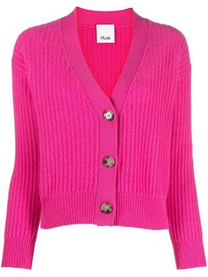 Allude cashmere-knit cardigan - Pink
