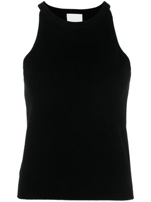 Allude cashmere sleeveless top - Black