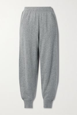 Allude - Cashmere Track Pants - Gray