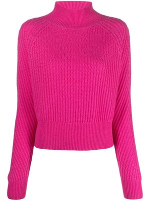 Allude chunky-ribbed knit jumper - Pink