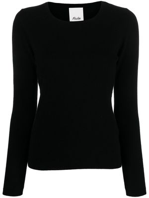 Allude crew-neck cashmere jumper - Black