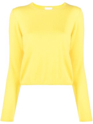 Allude crew-neck cashmere jumper - Yellow