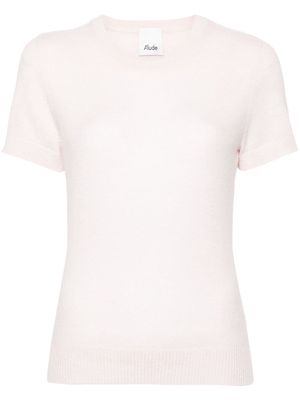 Allude crew-neck cashmere top - Pink