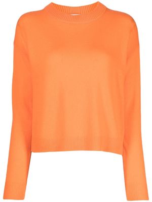 Allude crew neck pullover jumper - Orange