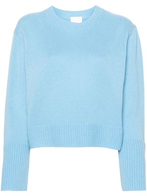Allude cropped cashmere jumper - Blue