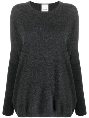 Allude fine-knit wool-blend jumper - Grey