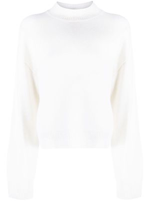 Allude jersey knit cashmere sweater - Neutrals