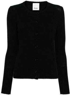 Allude knitted cashmere cardigan - Black