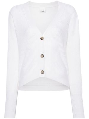 Allude long-sleeve cashmere cardigan - Neutrals