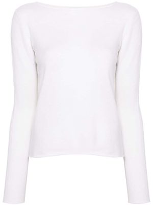 Allude long-sleeve cashmere jumper - Neutrals