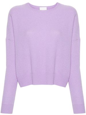 Allude long-sleeve cashmere jumper - Purple
