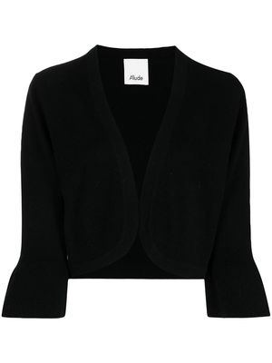 Allude long-sleeved knitted cardigan - Black