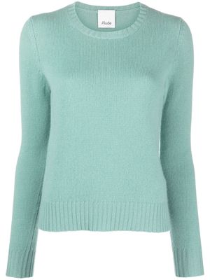 Allude ribbed cashmere jumper - Blue