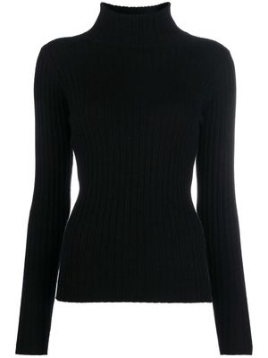 Allude roll-neck cashmere jumper - Black