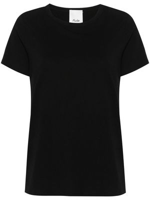 Allude round-neck cotton T-shirt - Black