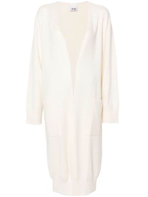 Allude virgin wool cardi-coat - White