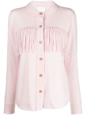 Allude virgin-wool-cashmere cardigan - Pink