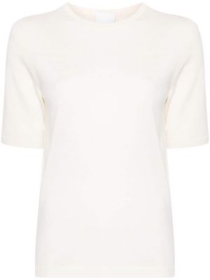 Allude virgin wool knitted top - White