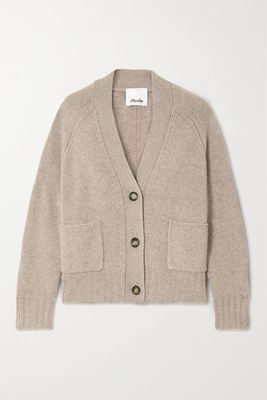 Allude - Wool And Cashmere-blend Cardigan - Gray